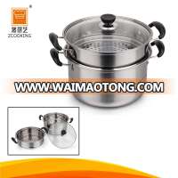 28cm Portable Multi-function Stainless Steel Food Display Steamer